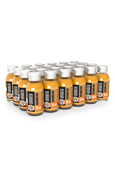 GymBeam BIO Mango Shot Chili și Turmeric, 24 x 60 ml