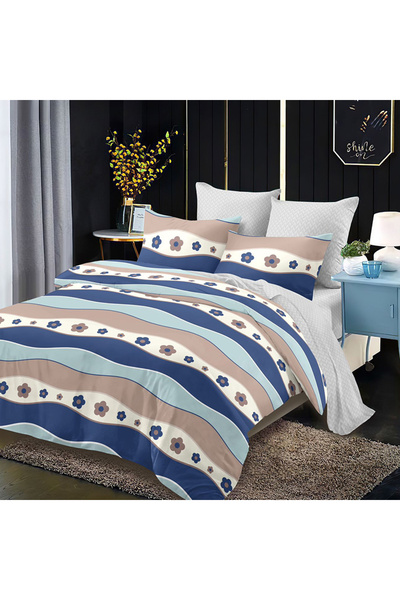 OEM Bed linen for double bed 2 people, CVA from Finet, 6 pieces, DREAM-3099