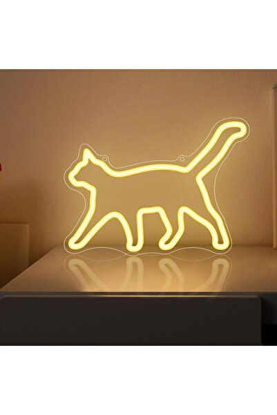 Slasa Penguin Neon Sign LED Light with 6mm Acrylic Base, 40x26cm Kids Room Decor