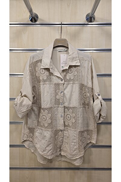 Park Moda Italian Cotton Scalloped Shirt