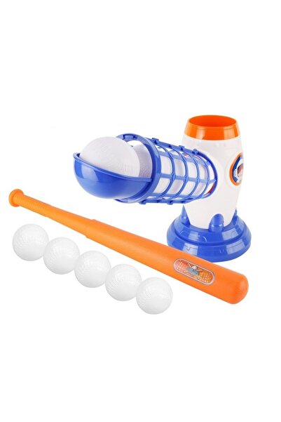 OEM Joc de Baseball Interactiv, Lansator Automat,Bata si 5 Mingi, 37 x 23 x 1...