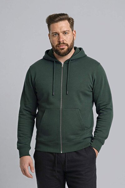 DeFacto Plus Size Zippered Cardigan H2059Ax26Sp