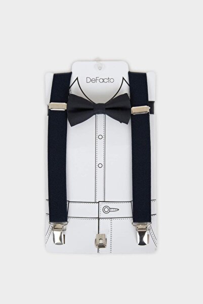 DeFacto طقم من قطعتين من السراويل القطنية ذات الأربطة للأولاد C0238A826SM