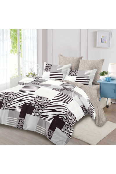 OEM Lenjerie de pat pentru pat dublu 2 persoane, CVA din Finet, 6 piese, DREA...