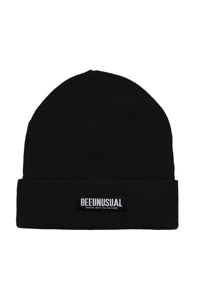 BEE UNUSUAL ΜΟΝΟΧΡΩΜΟΣ ΣΚΟΥΦΟΣ ΜΑΥΡΟΣ