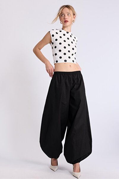 Stradivarius Poplin volume trousers