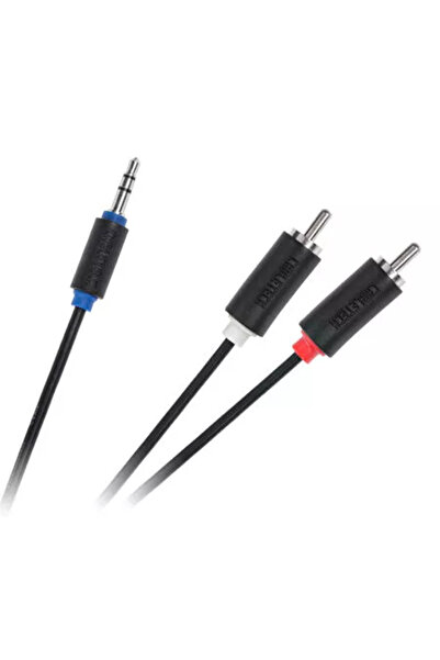 OEM Καλώδιο Jack 3.5 χιλ. σε 2x RCA 1μ Cabletech