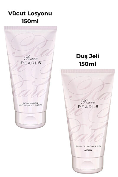 AVON Rare Pearls Kadın Vücut Losyonu 150ml + Duş Jeli 150ml
