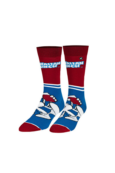 odd sox Κάλτσες μεσαίου ύψους με σχέδιο Χαβάην Παντς και μισές ρίγες