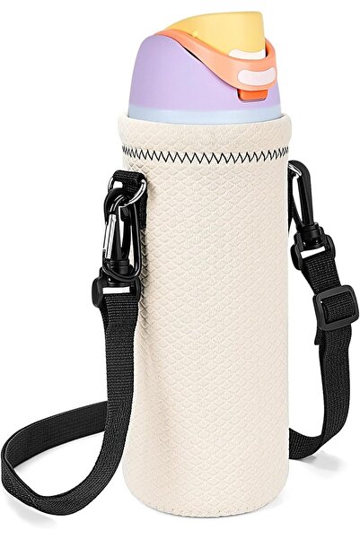 Linkidea Water Bottle Carrier with Strap Compatible with Owala FreeSip 32oz, ...