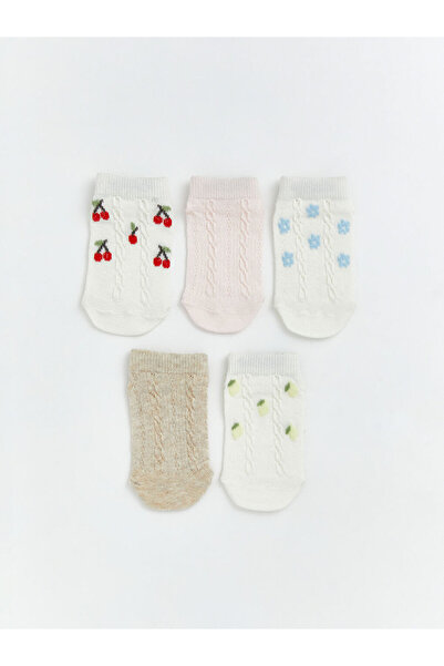 LC Waikiki Esvab • Modern & Distinctive Lace-Like Knit Baby Girl Booties Sock...
