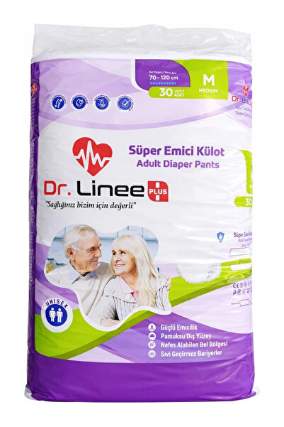 DR LİNEE YETİŞKİN HASTA BEZİ KÜLOT BEZ M BEDEN YÜKSEK EMİCİ ULTRA LÜX SIZDIRM...