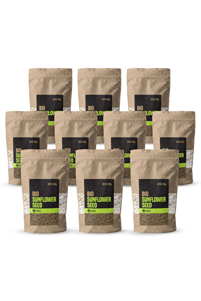 GymBeam Semințe de floarea-soarelui BIO, 10 x 500 g