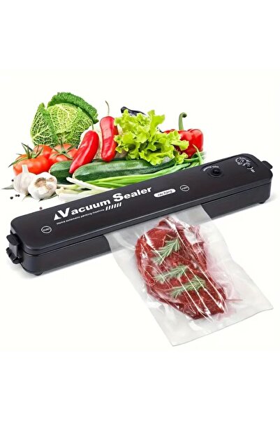 OEM Vacuum Food Sealer I 10 Bags Included, For Meat and Vegetables I Black