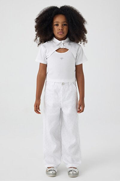 Tyess Λευκή μπλούζα για κορίτσια BG Store