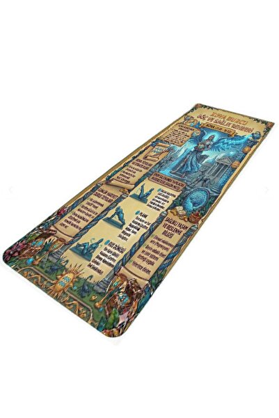 Harika bir ev Hari̇kabi̇rev |   Yoga Mat Pilates Cushion Washable Non-Slip Ba...