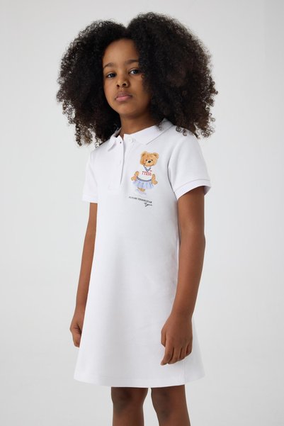 Tyess BG Store Girls' White Dress