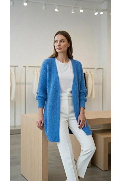 AYMİSS Fashionable Beaded Cardigan, Thick Knitting, Soft