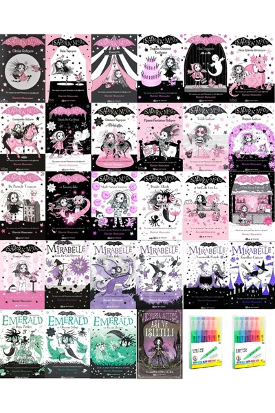 Epsilon Yayınevi Harriet Muncaster 28 Kitap SET / Isadora Moon+Mirabelle+Emer...