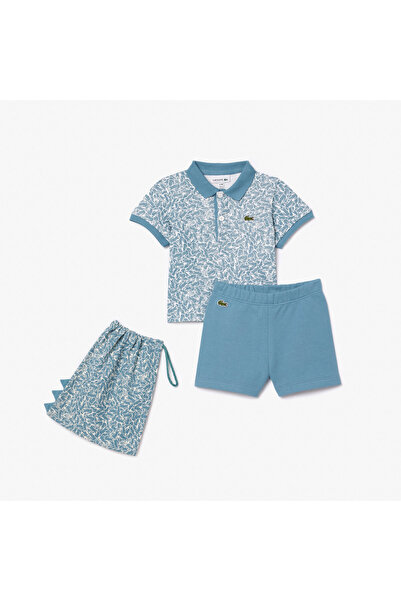 Lacoste Erkek Çocuk Mavi Pijama Takımı