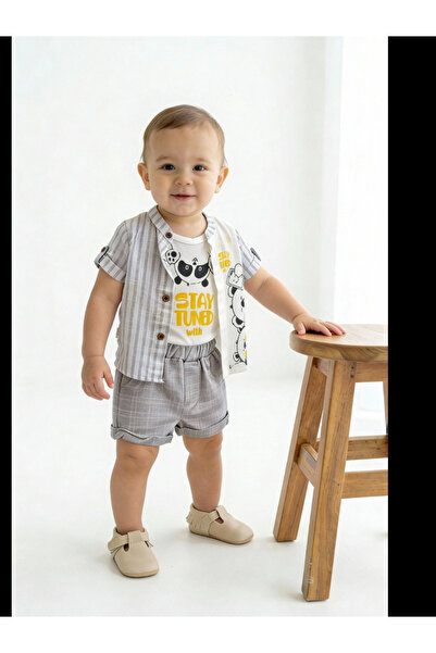 The-kid.co KARAN SHIRT SET - YELLOW