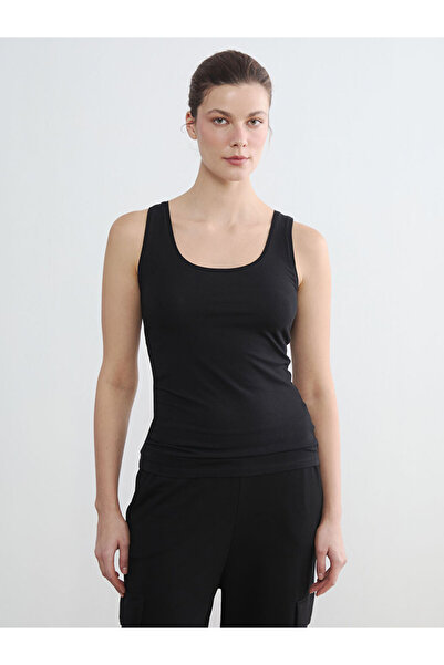 LC Waikiki Μαύρο γυναικείο εσώρουχο με λαιμόκοψη