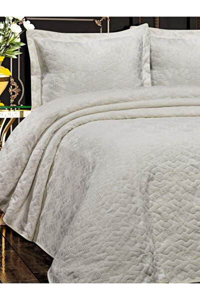 My Bed Home Collection SET CUvertură de pat cu perne SERA, tip piqué (crem)