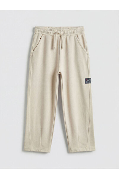 LC Waikiki Rmz Gi̇yi̇m Farkiyla Boys' Sweatpants with Waist Drawstring