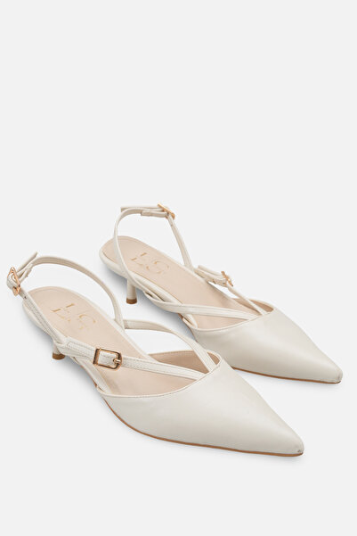 Liza Shoes İPEK Pantofi cu toc scurt și vârf ascuțit pentru femei A006-4397