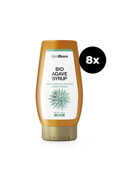 GymBeam Sirop de Agave BIO 250 ml, 8 x 250 ml