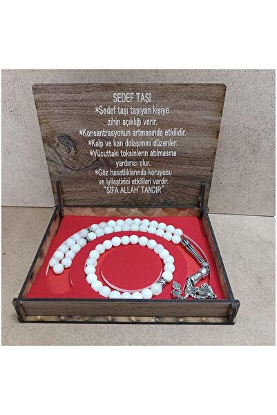 BEST PARTİ Best Special Wooden Boxed Stone Prayer Beads-Bracelet Set