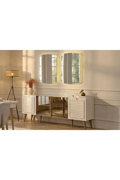 Doressa Home Hella Reflekte Camlı Konsol