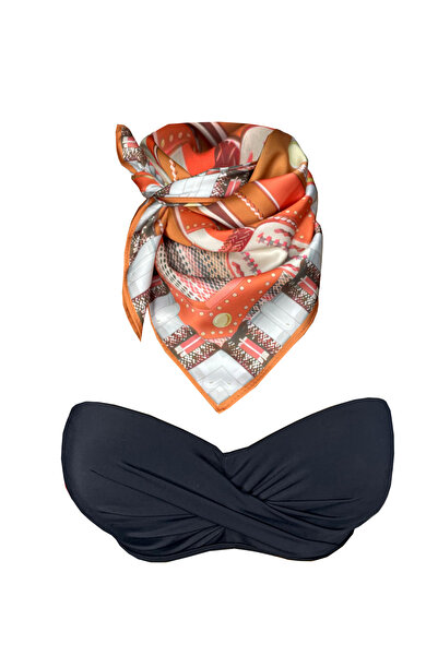 Bolder Scarf Salmon Ethnic Scarf 70*70 cm