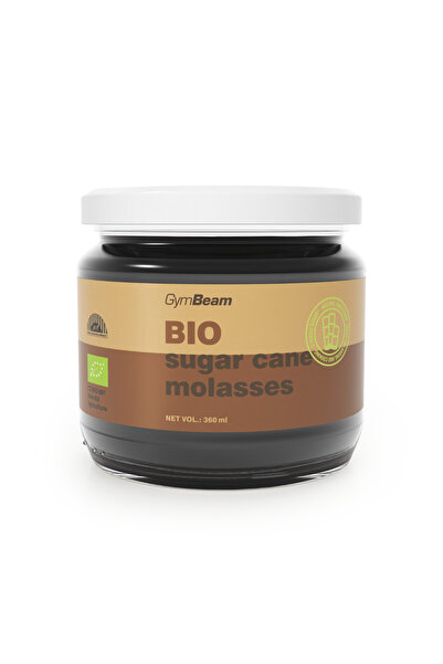 GymBeam Melasă de zahăr din trestie de zahăr BIO, 360 ml