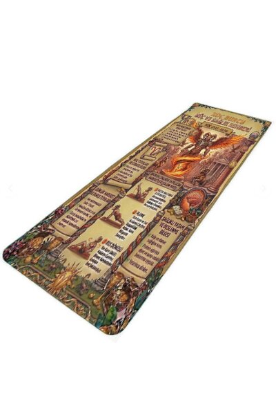 Harika bir ev Hari̇kabi̇rev |   Yoga Mat Pilates Cushion Washable Non-Slip Ba...