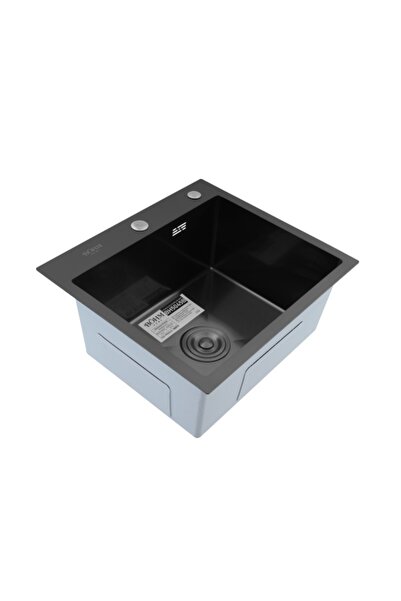 BÖHM Chiuvetă de bucătărie din oțel inoxidabil SUS 304 BH 5045 B HOME, Nano N...