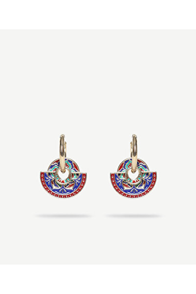 Yargıcı Çıkarılabilir Aksesuarlı Halka Küpe