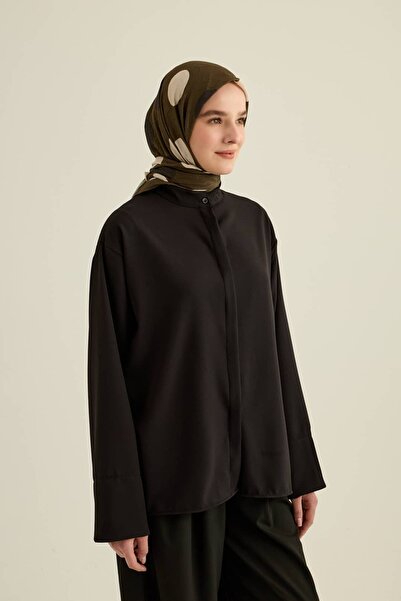 Modakaşmir Бамбуковий шарф у великий горошок