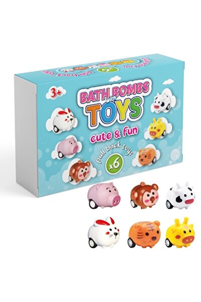 LORA LUXURY Set de 6 bombe de baie cu jucării surpriză