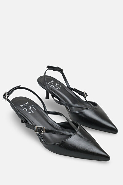 Liza Shoes İPEK Pantofi cu toc scurt și vârf ascuțit pentru femei A006-4397