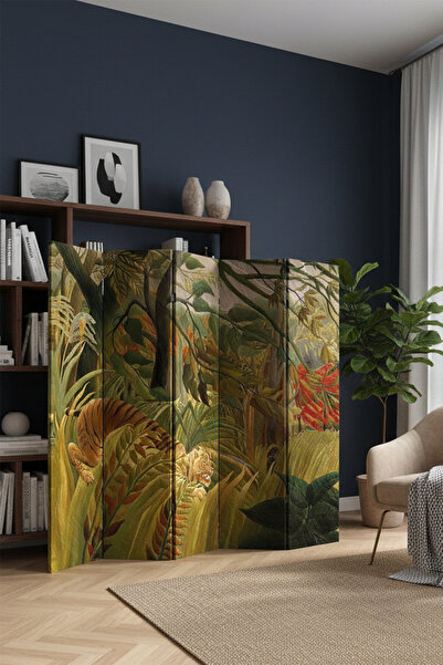 Artavessa Dekoratif 5 Kanatlı Dijital Baskılı Kanvas Paravan - Seperatör - 20...