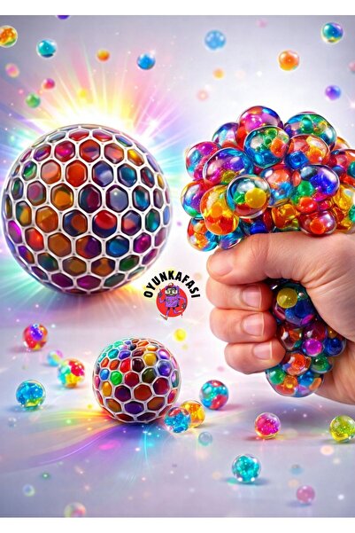 OYUNKAFASI Beyin Slime 1 Adet Sukuşi Slaym Fileli Stres Topu Karne Hediyesi S...