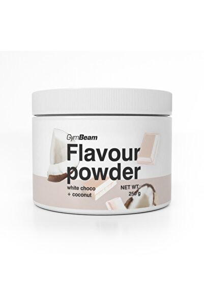 GymBeam Pudră aromatizantă, 250 g, ciocolată albă și nucă de cocos