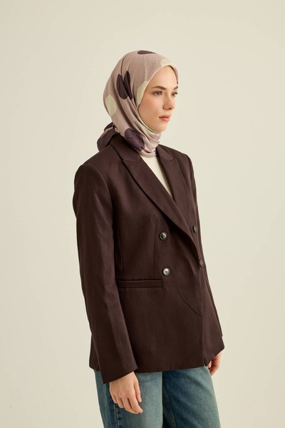 Modakaşmir Veliki bambusov šal sa polka-točkastim uzorkom