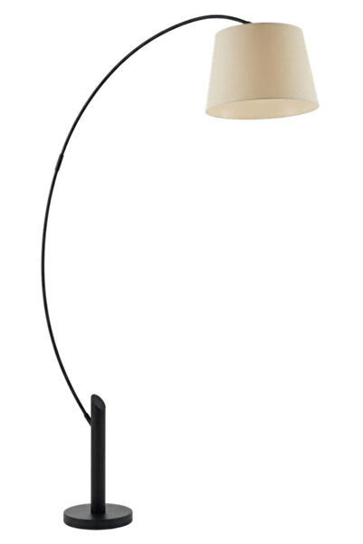 Avonni LM-9129-1BSY Siyah Boya Lambader E27 Metal H: 213 cm, WxD: 43x142 cm