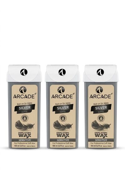 Arcade Roll-on Sir Ağda Silver 100 Ml X 3 ADET