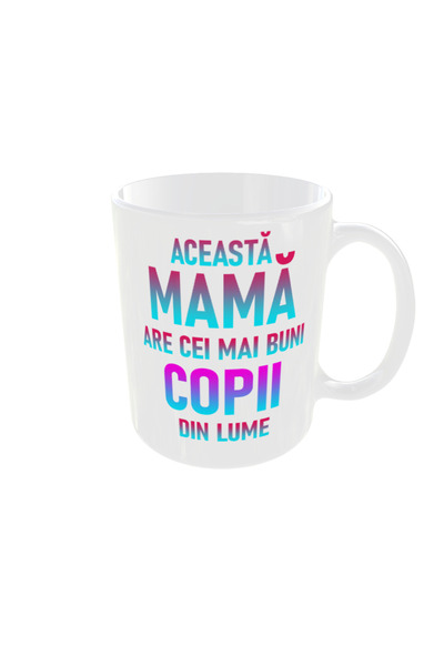 OEM Personalized colorful mug "Mother, good children", 350ml - the ideal gift...