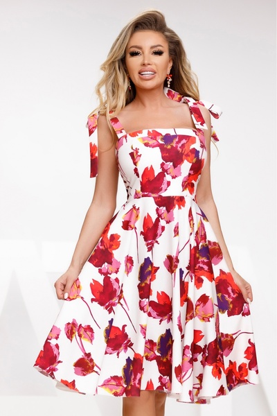 Atmosphere Fashion Printed Baby Doll Dress,S