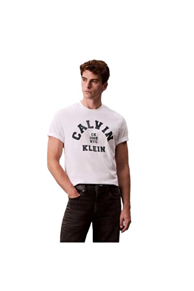 Calvin Klein Tricou SS 20S LN CALVIN COLLEGE GRAPHIC