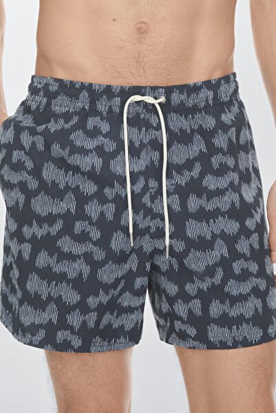 Massimo Dutti Desenli deniz şortu